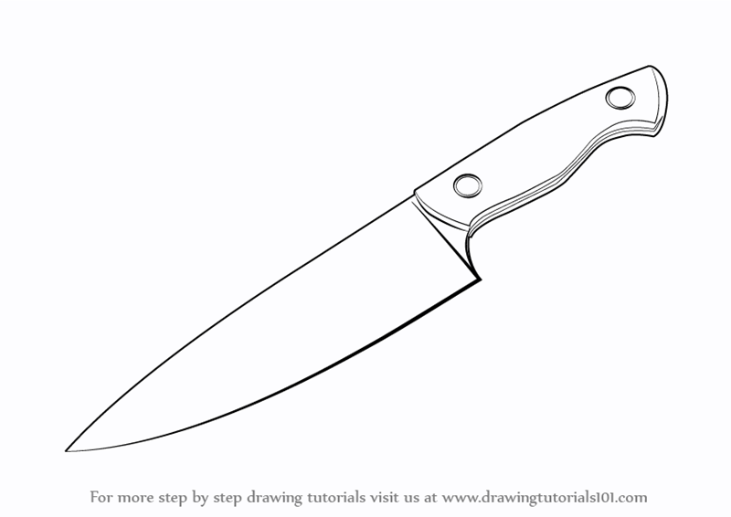 How to Draw a Knife  Knife drawing, Knife, Easy drawings