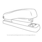 How to Draw a Stapler