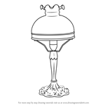 How to Draw Vintage Lamp v2