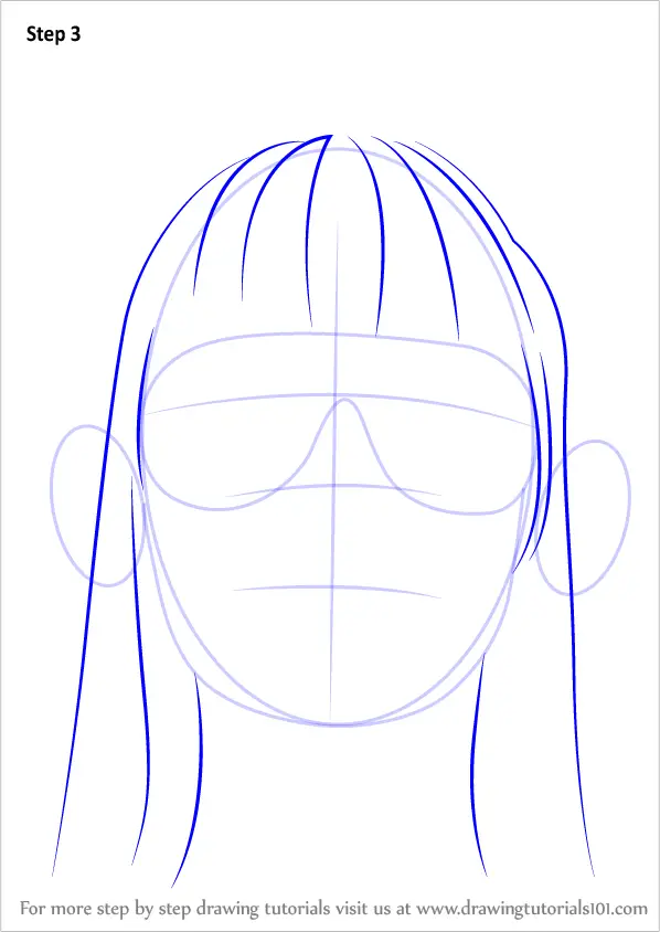 How to Draw CYBER DIVA from Vocaloid (Vocaloid) Step by Step