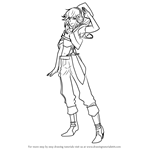 How to Draw DAINA from Vocaloid