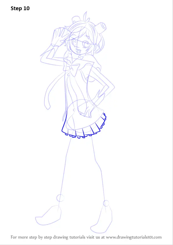 How to Draw Rana from Vocaloid (Vocaloid) Step by Step ...