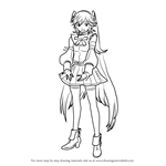 How to Draw Ring Suzune from Vocaloid