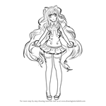 How to Draw SeeU from Vocaloid