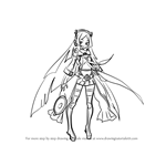 How to Draw Zhanyin Lorra from Vocaloid