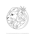 How to Draw Leo Zodiac Sign