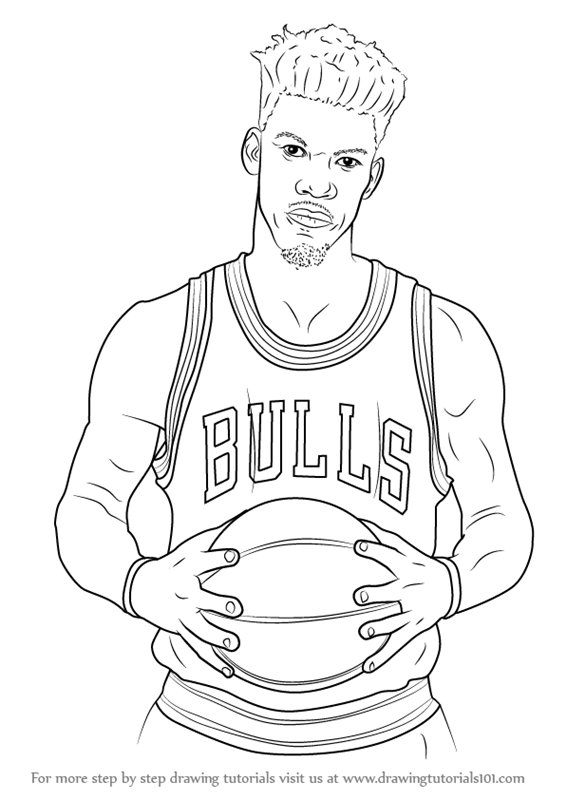 basketball player drawing