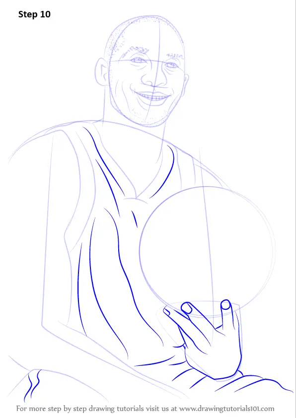 How to Draw Kobe Bryant Step by Step - Easy Drawing Tutorial 