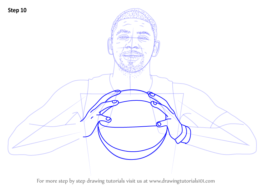 Learn How to Draw Kyrie Irving (Basketball Players) Step by Step