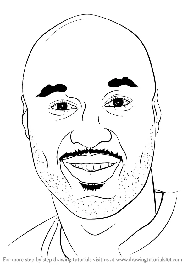 Learn How to Draw Lamar Odom (Basketball Players) Step by Step ...