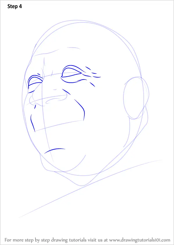 How to draw Magic Johnson face