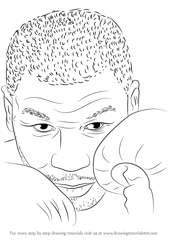 Mike Tyson Drawing Realistic  Drawing Skill