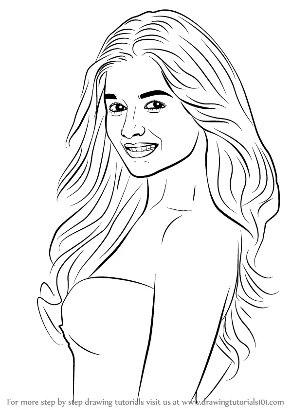 How to Draw Alia Bhatt (Celebrities) Step by Step | DrawingTutorials101.com