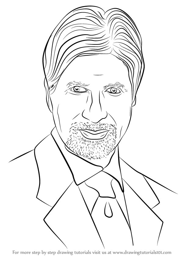 Amitabh Bachchan  Celebrity portraits drawing Celebrity drawings  Portrait sketches