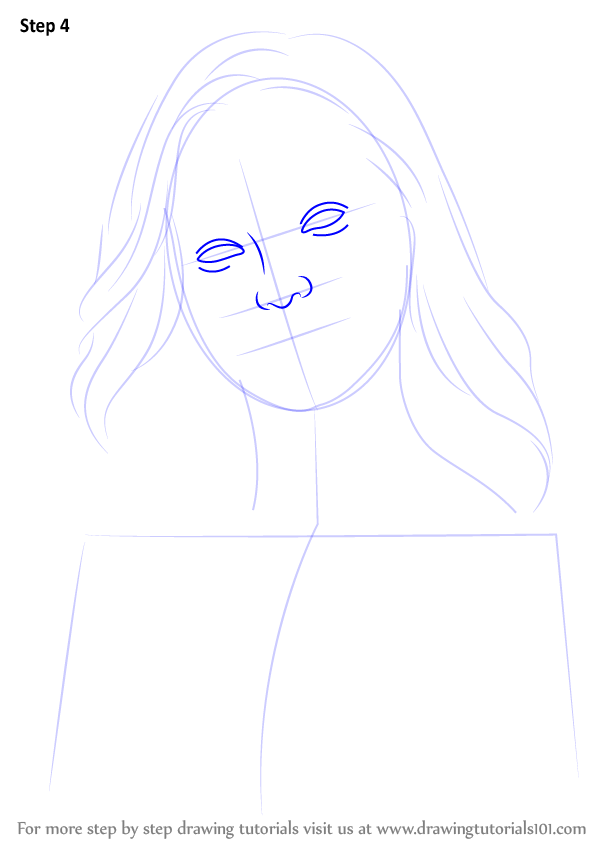 Learn How to Draw Dove Cameron (Celebrities) Step by Step : Drawing