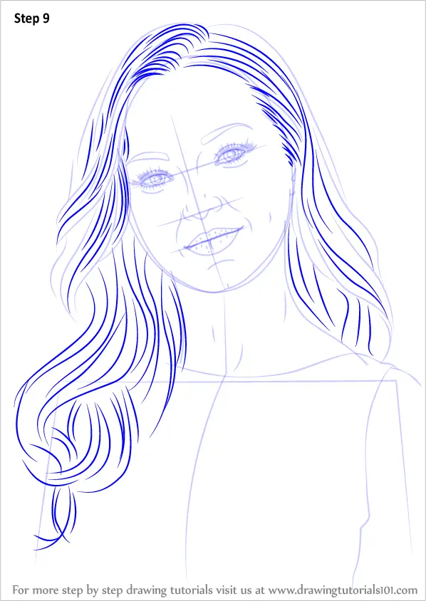 Learn How to Draw Dove Cameron (Celebrities) Step by Step : Drawing