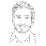 How to Draw Jake Gyllenhaal