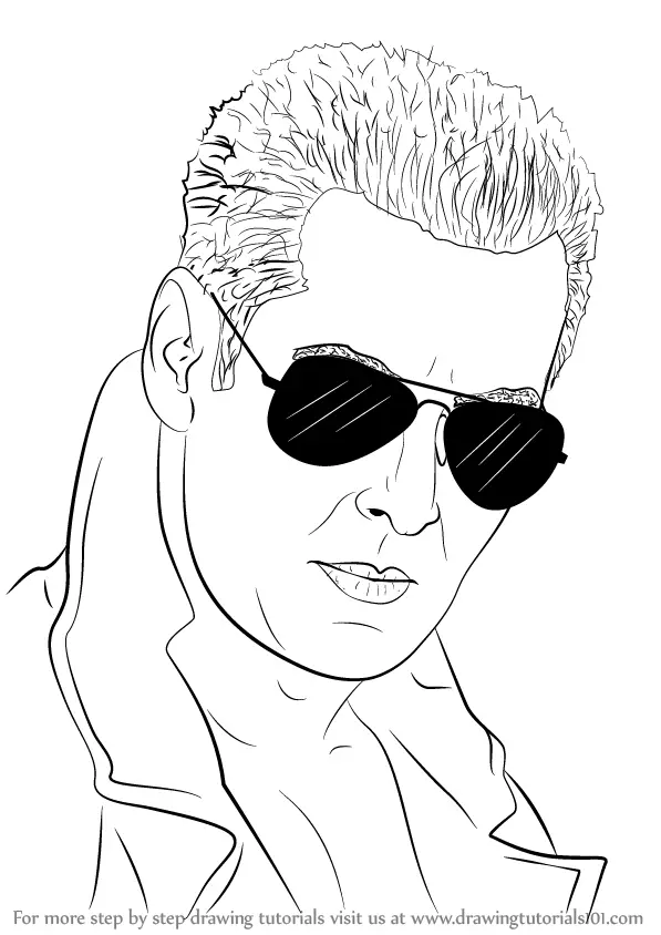 Learn How to Draw Salman Khan (Celebrities) Step by Step : Drawing Tutorials