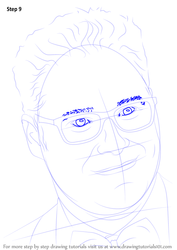 How to Draw Seth Rogen (Celebrities) Step by Step | DrawingTutorials101.com