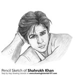 How to Draw Shahrukh Khan