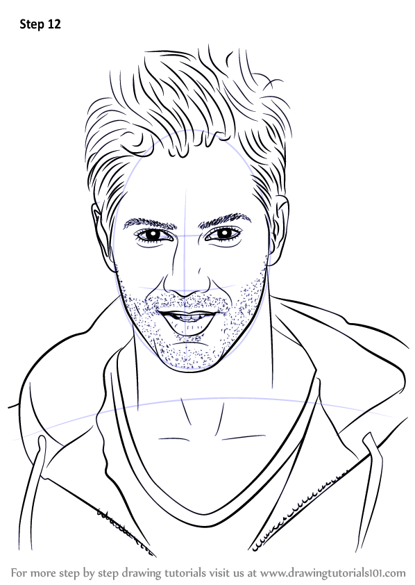 Learn How to Draw Varun Dhawan Celebrities Step by Step 