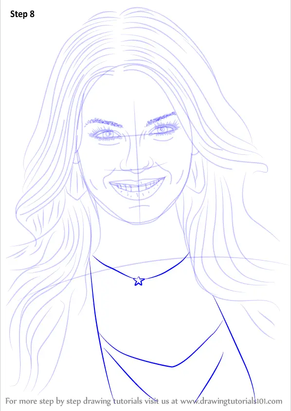 Learn How to Draw Victoria Justice (Celebrities) Step by