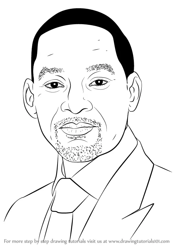 Actor Will Smith Drawing Photo  Drawing Skill