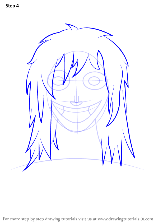 Learn How to Draw Jeff the Killer Characters Step by Step Drawing 