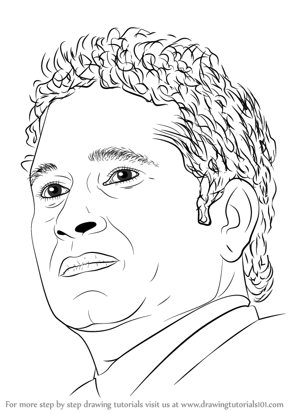 Digital Painting of Sachin Tendulkar  DesiPainterscom