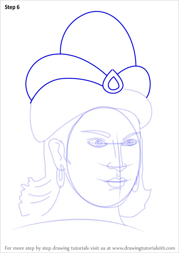 How to draw King Ashoka the great face drawing step by step  YouTube