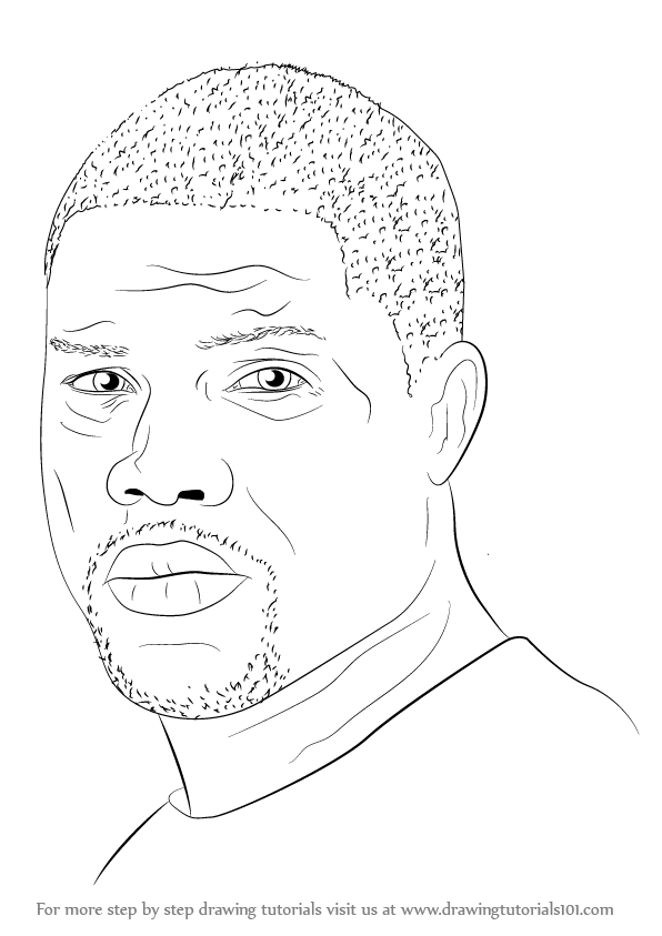 How to Draw Kevin Hart (Entertainers) Step by Step ...