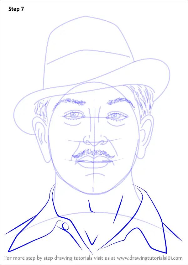 Bhagat singh drawing with pencil sketch  Bhagat singh Bhagat singh  wallpapers Singh