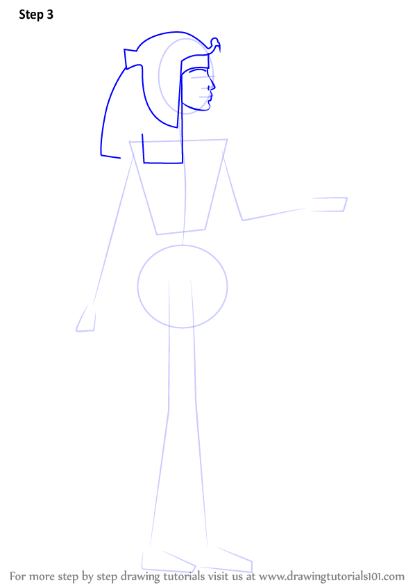 Learn How to Draw Cleopatra (Famous People) Step by Step : Drawing