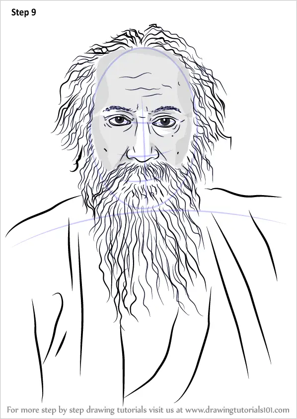 Rabindranath Tagore Art Print  escapeauthoritycom