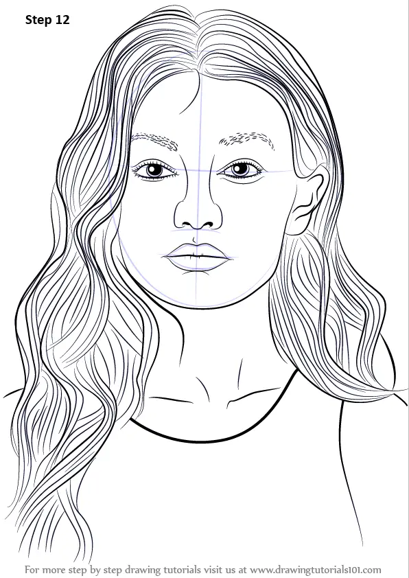 Learn How to Draw Gigi Hadid (Female Models) Step by Step : Drawing  Tutorials