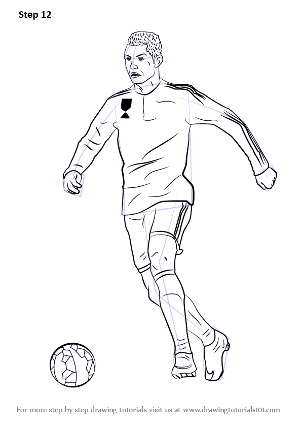 Buy Cristiano Ronaldo Portrait Drawing A4A3 Giclee Print Online in India   Etsy