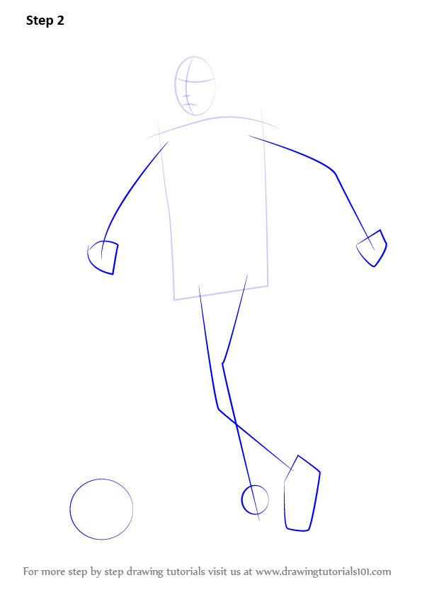 Learn How to Draw Cristiano Ronaldo (Footballers) Step by Step