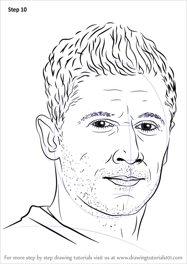 Learn How to Draw Robert Lewandowski (Footballers) Step by Step ...