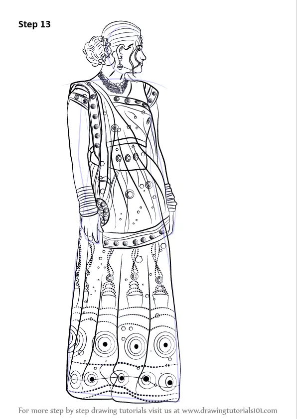 Discover 74+ indian wedding dresses sketches latest - in.eteachers