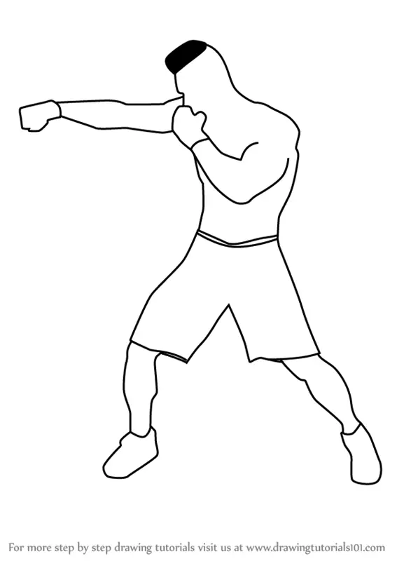 Boxing knockout punch pencil sketch Stock Photo  Adobe Stock