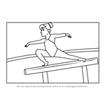How to Draw a Gymnastic Girl