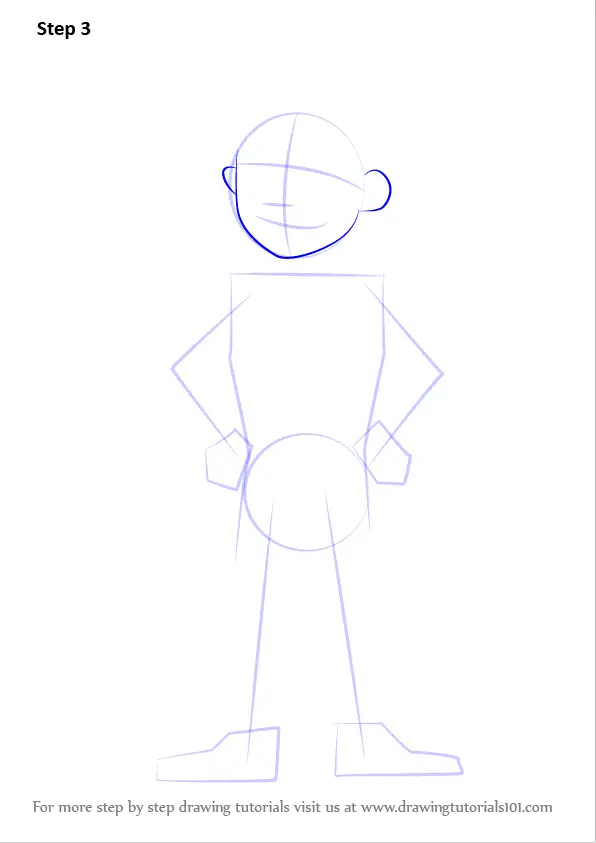 Learn How to Draw a Policeman (Other Occupations) Step by Step