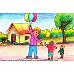 How to Draw a Balloon Man