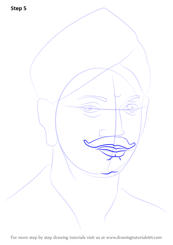 How to Draw Mangal Pandey (Other People) Step by Step