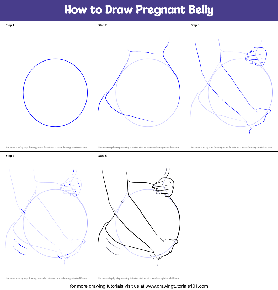 How To Draw Pregnant 61