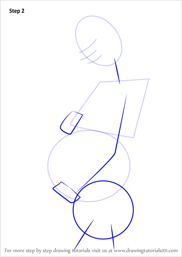 Drawing Of Pregnant Woman 14