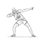 How to Draw Usain Bolt