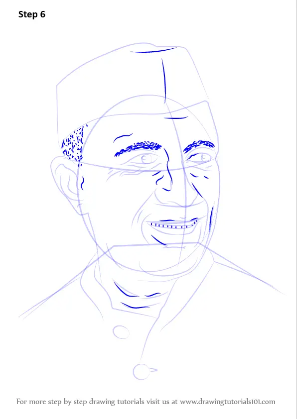 Vintage Lal Bahadur Shastri Painting Pencil Sketch Drawing Indian  Politician Old | eBay