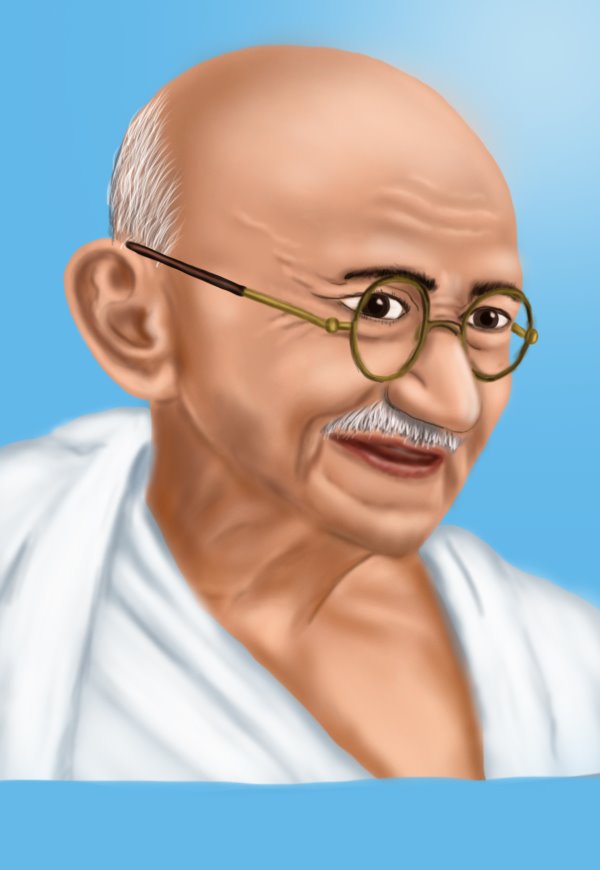 Sketch of Father of India or Father of the Nation Mahatma Gandhiji Outline  Editable Illustration Stock Vector  Illustration of culture cloths  206187403