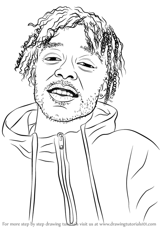 Learn How to Draw Lil Uzi Vert (Rappers) Step by Step : Drawing ...